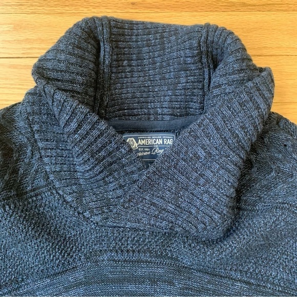 NWT American Rag Men's Multi-Textured Shawl-Collar Sweater Size Large - Picture 4 of 12